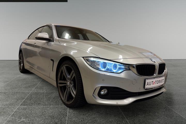 Sølv BMW 420d fra 2015