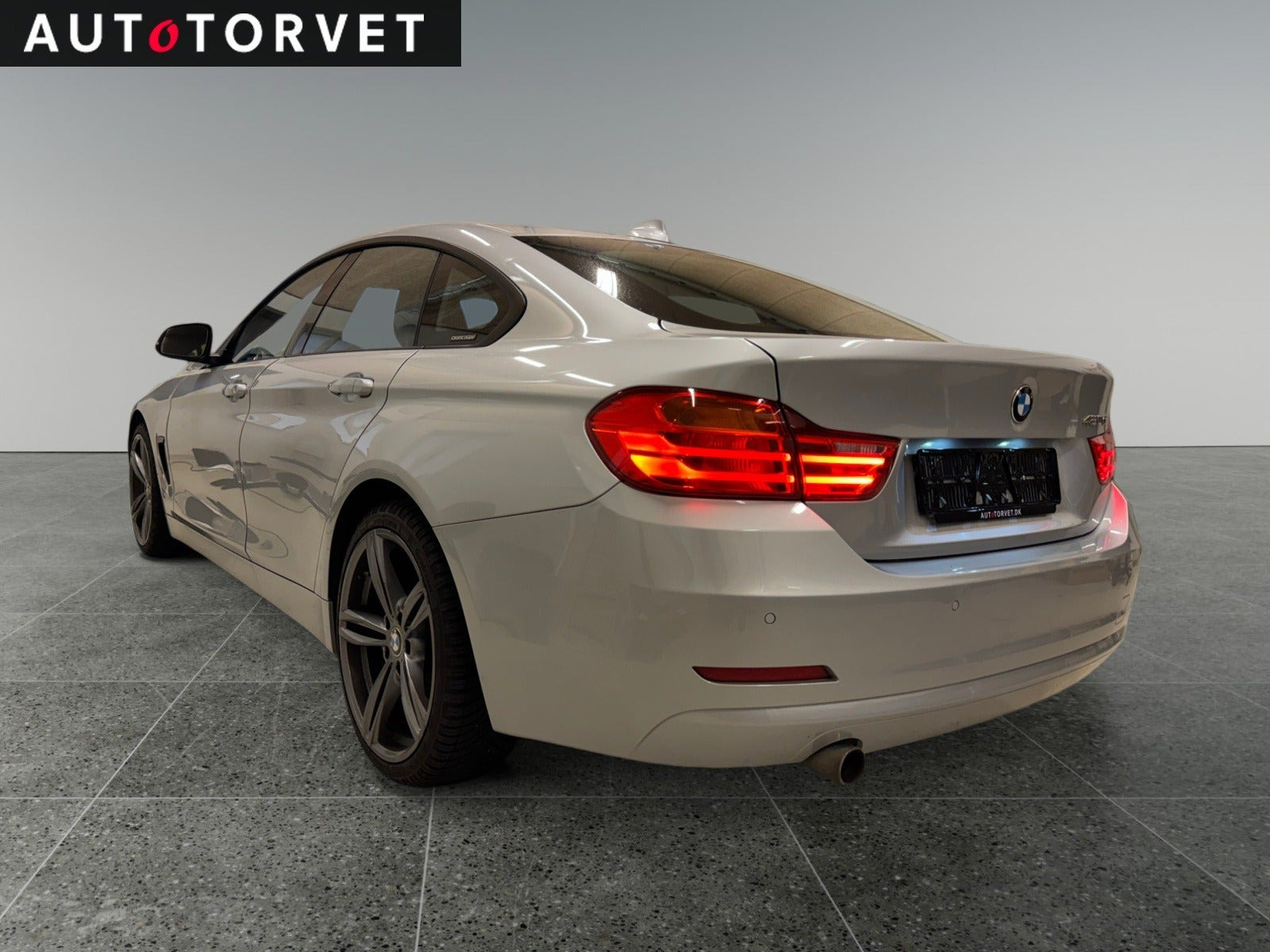 Sølv BMW 420d fra 2015