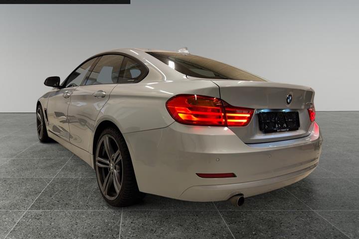 Sølv BMW 420d fra 2015