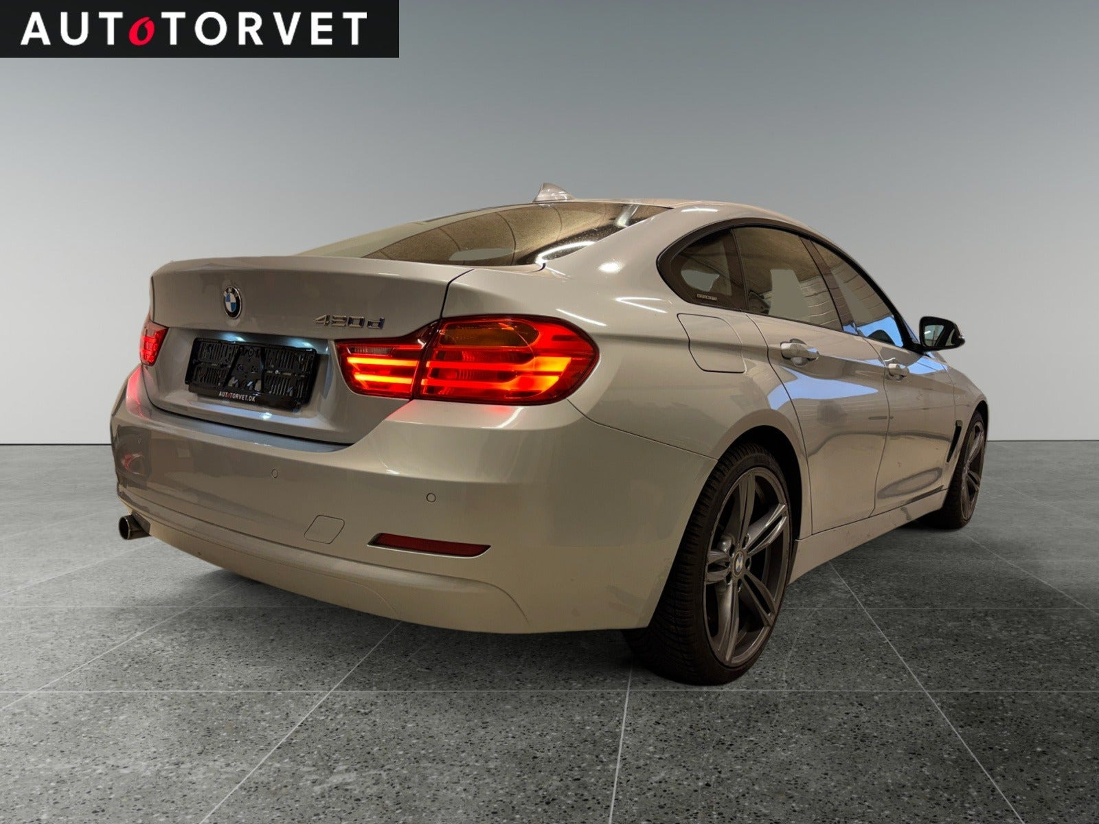 Sølv BMW 420d fra 2015