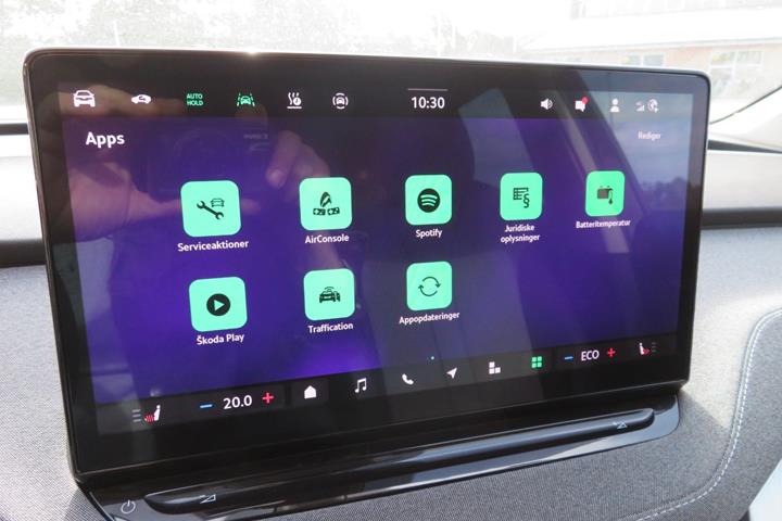 Sort Skoda Enyaq fra 2025