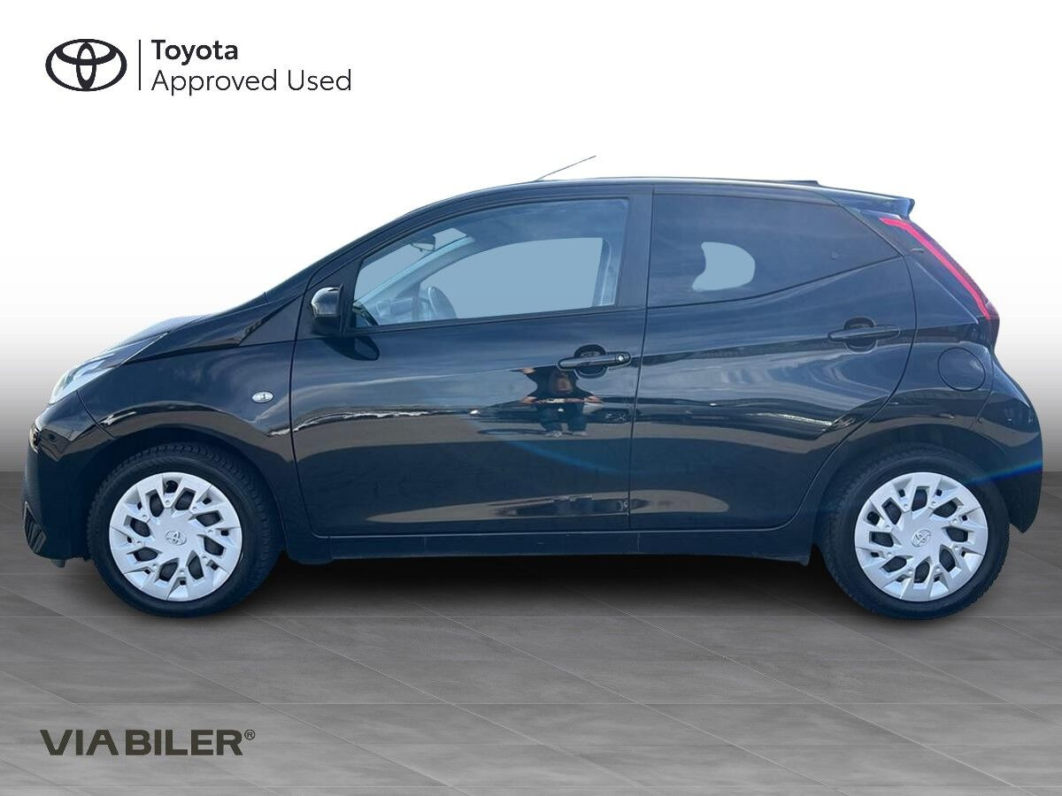 Sort Toyota Aygo fra 2020