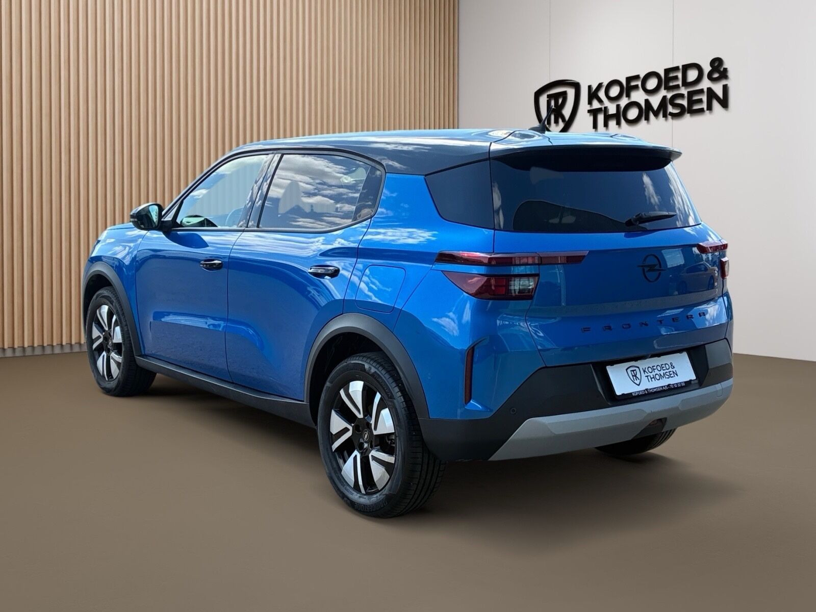 Blå Opel Frontera fra 2025