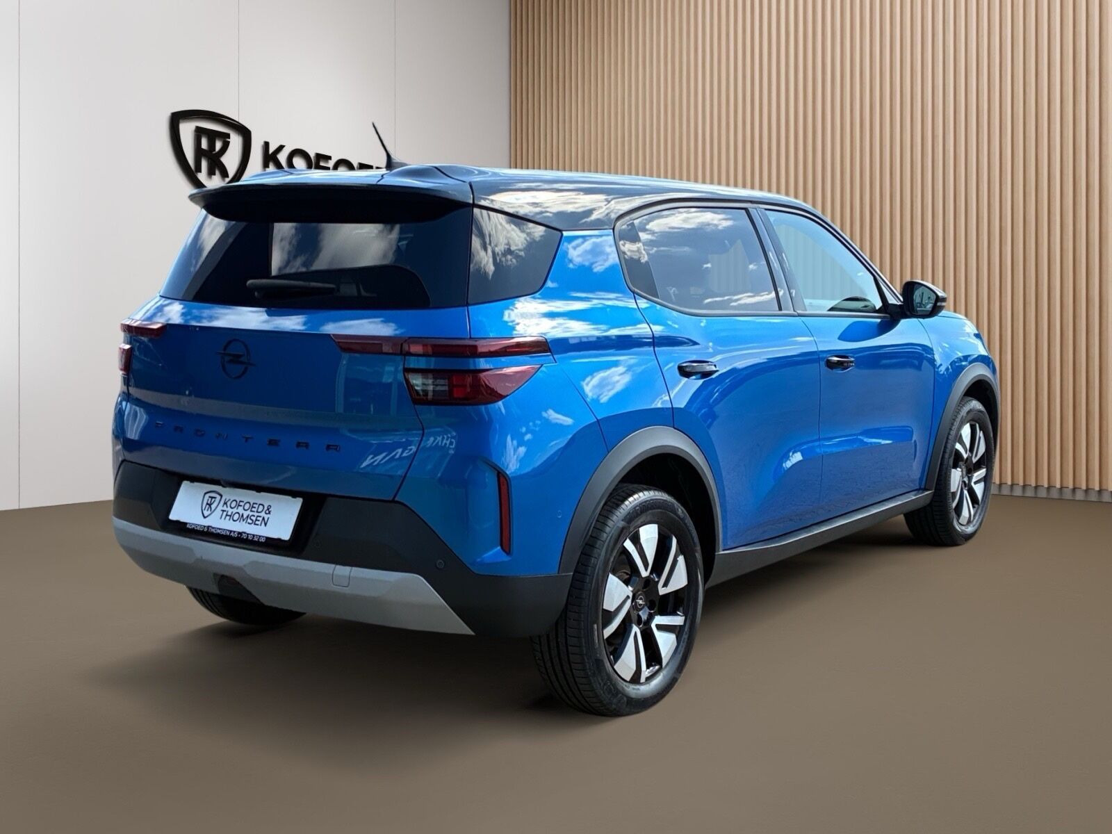 Blå Opel Frontera fra 2025