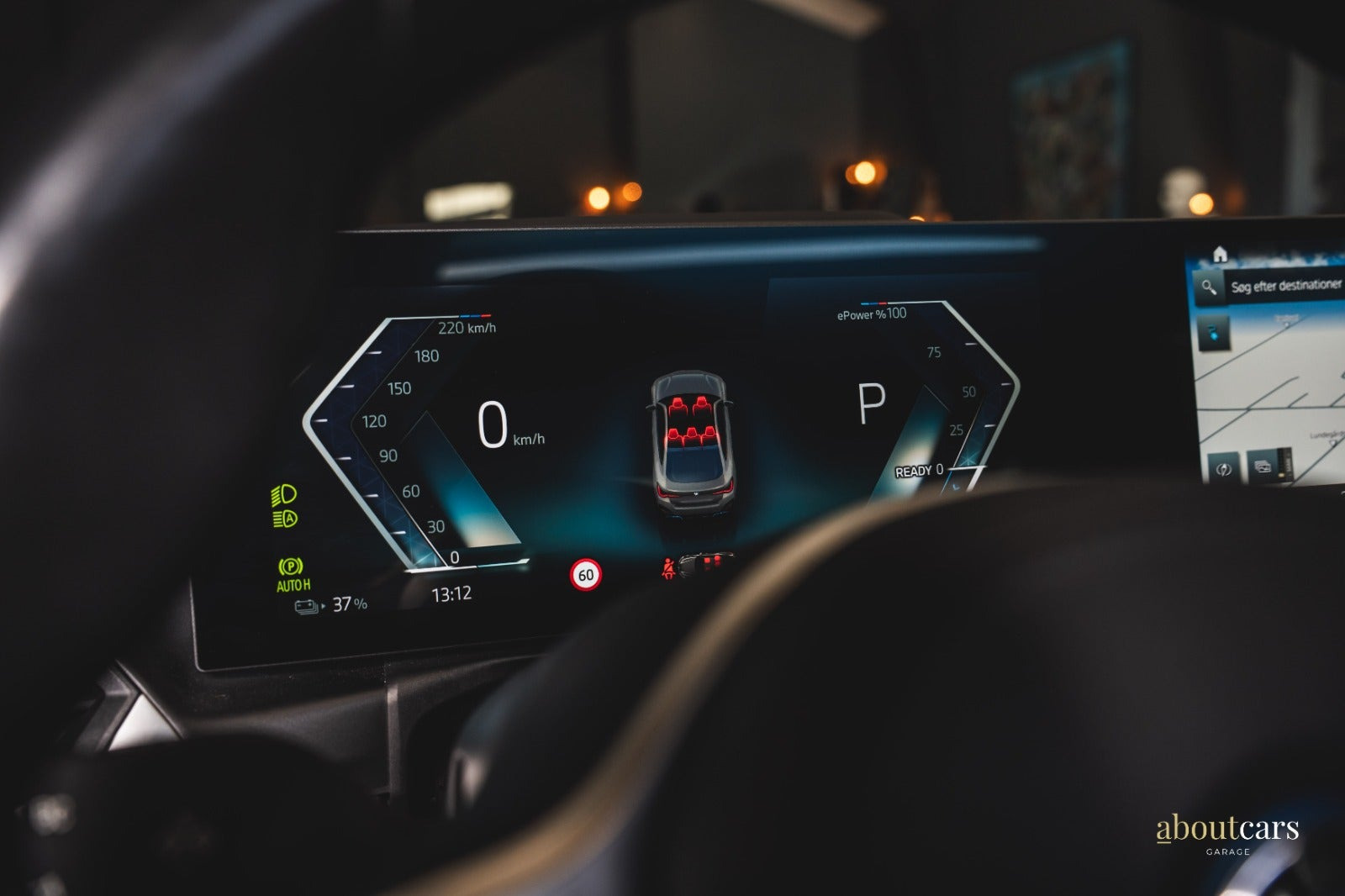 Grå BMW i4 fra 2023