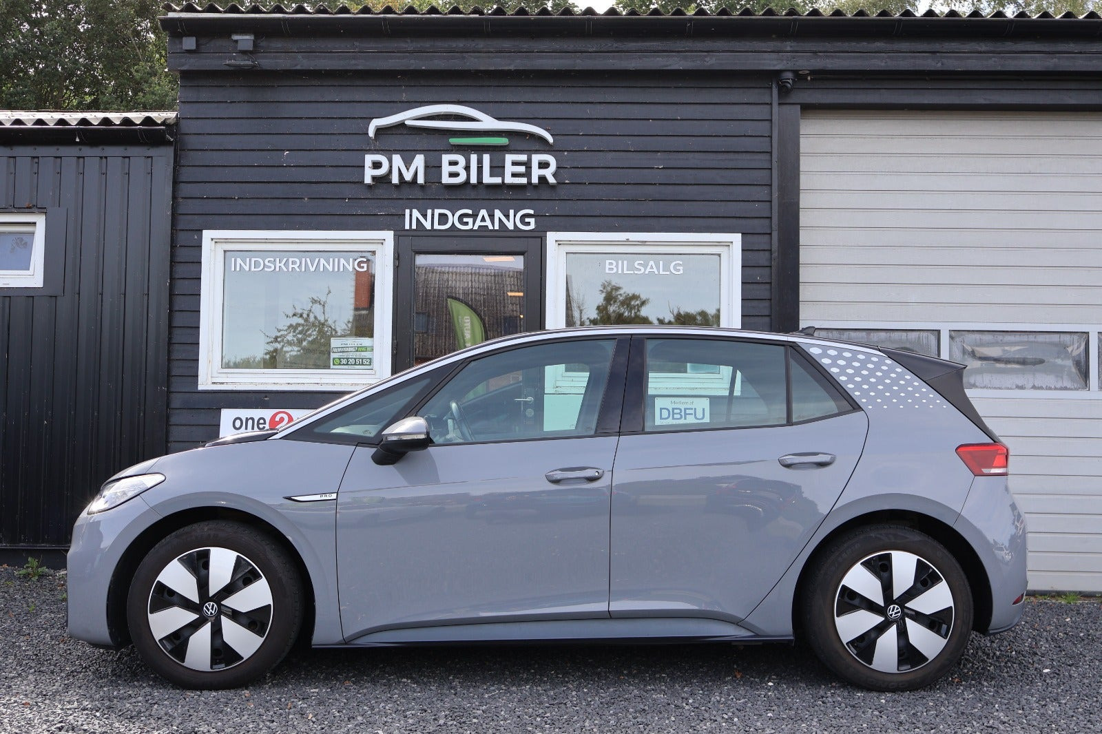 Grå VW ID.3 fra 2021
