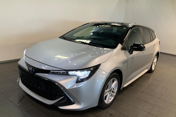 Sølv Toyota Corolla fra 2022