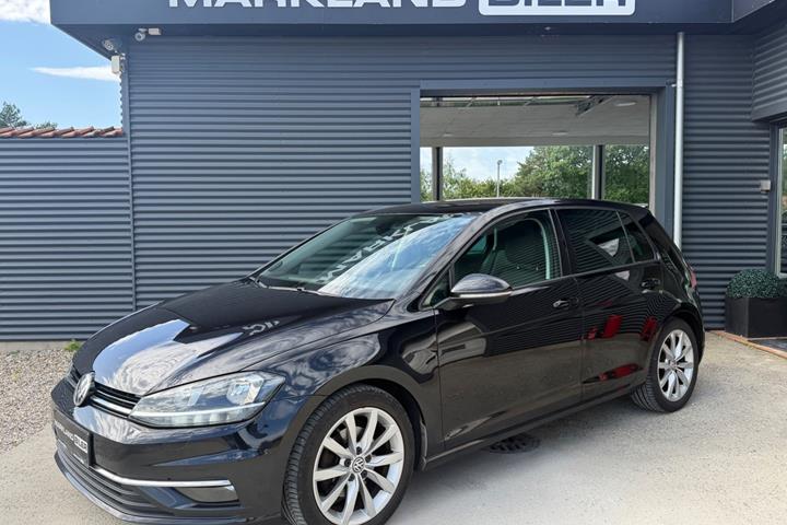 Sort VW Golf VII fra 2018
