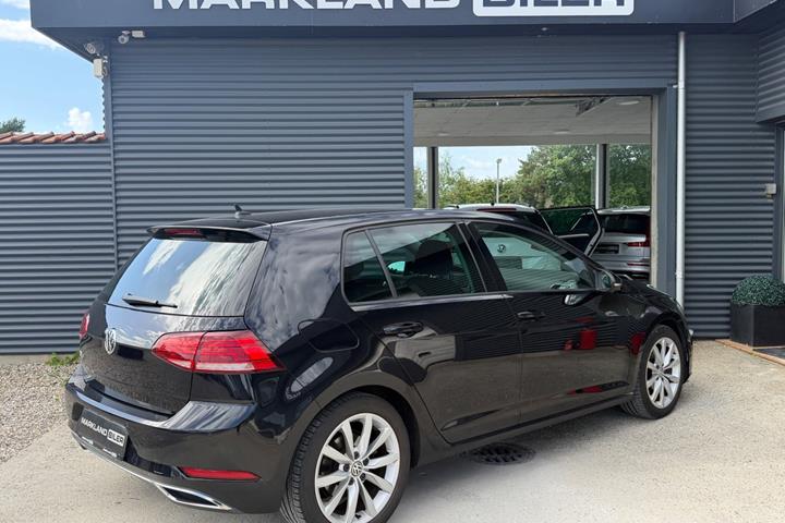 Sort VW Golf VII fra 2018