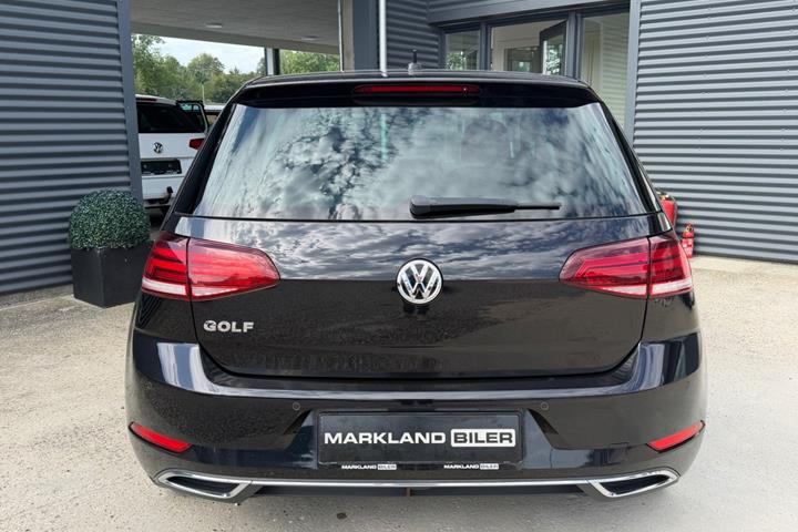 Sort VW Golf VII fra 2018