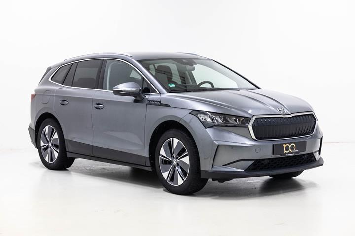 Grå Skoda Enyaq fra 2025