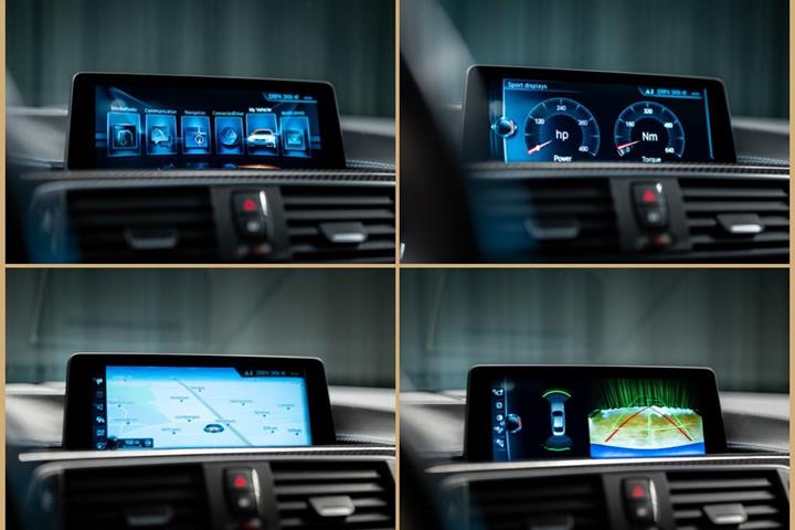 Blå BMW M4 fra 2016