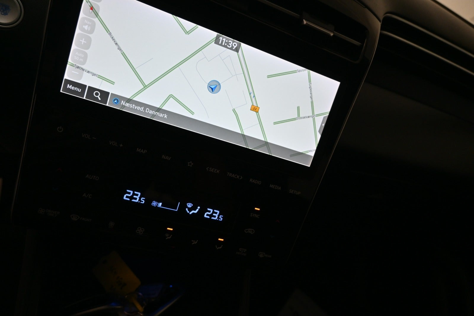 Grå Hyundai Tucson fra 2022