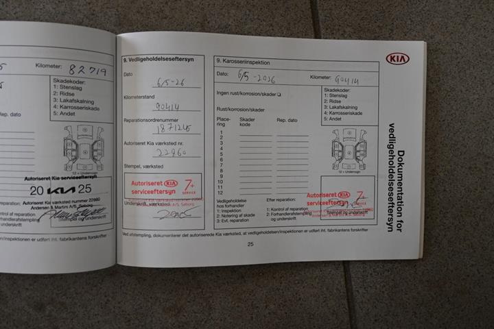 Grå Kia Rio fra 2017