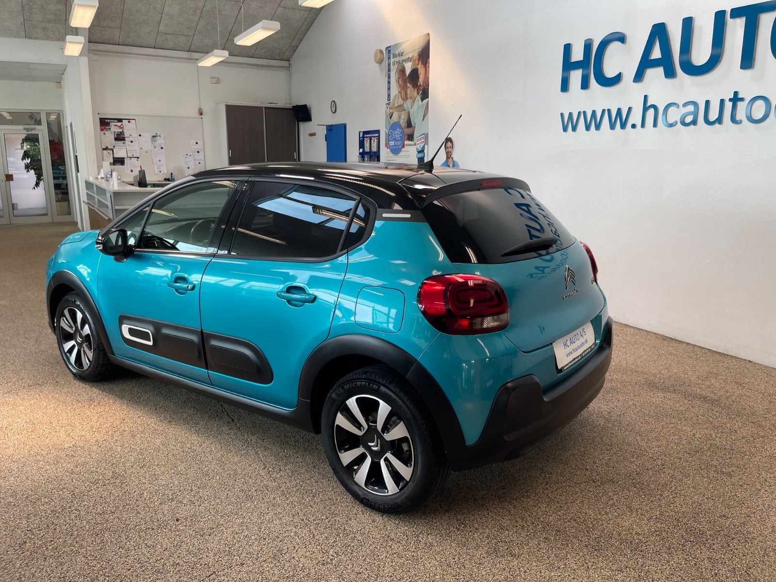 Turquoise Citroën C3 fra 2021