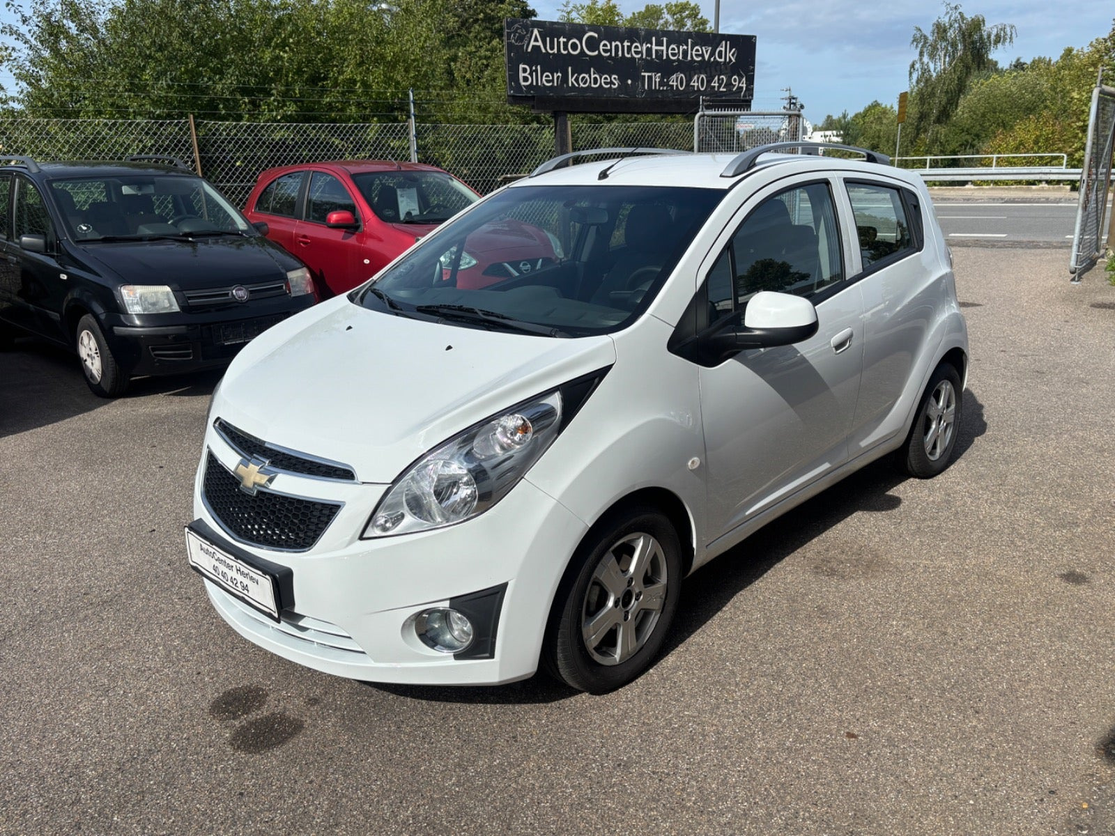Hvid Chevrolet Spark fra 2012