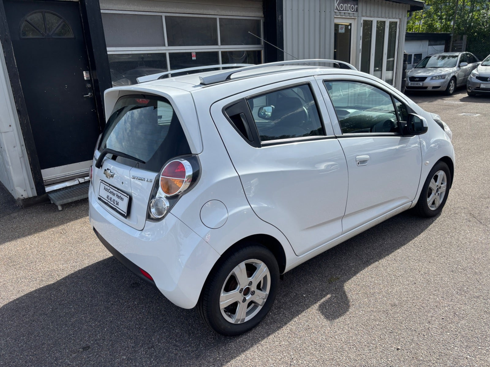 Hvid Chevrolet Spark fra 2012
