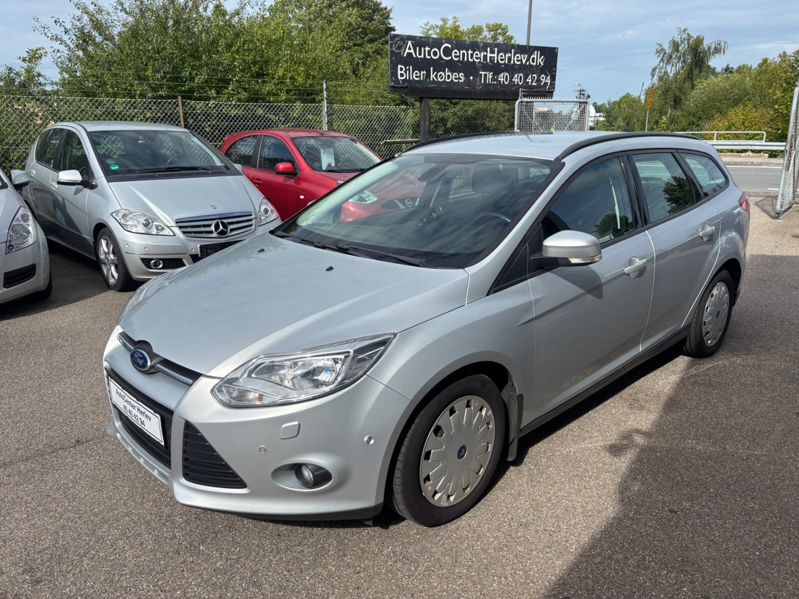 Sølv Ford Focus fra 2013