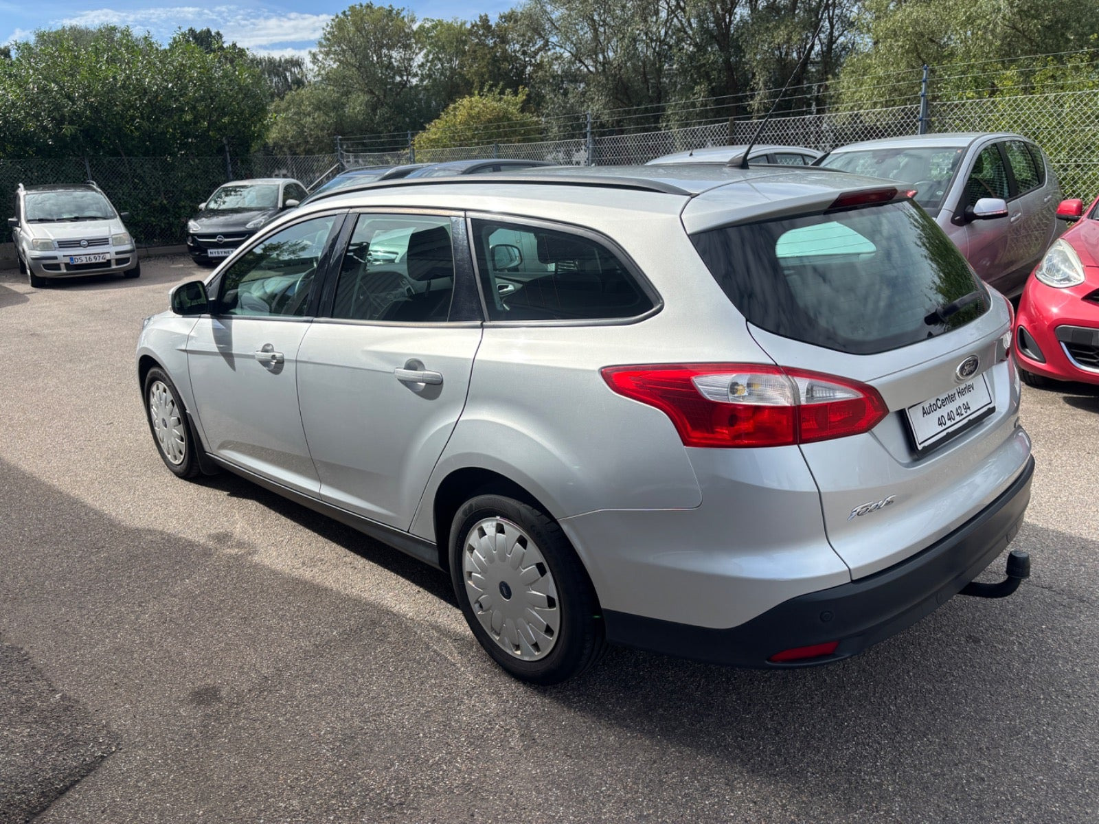 Sølv Ford Focus fra 2013