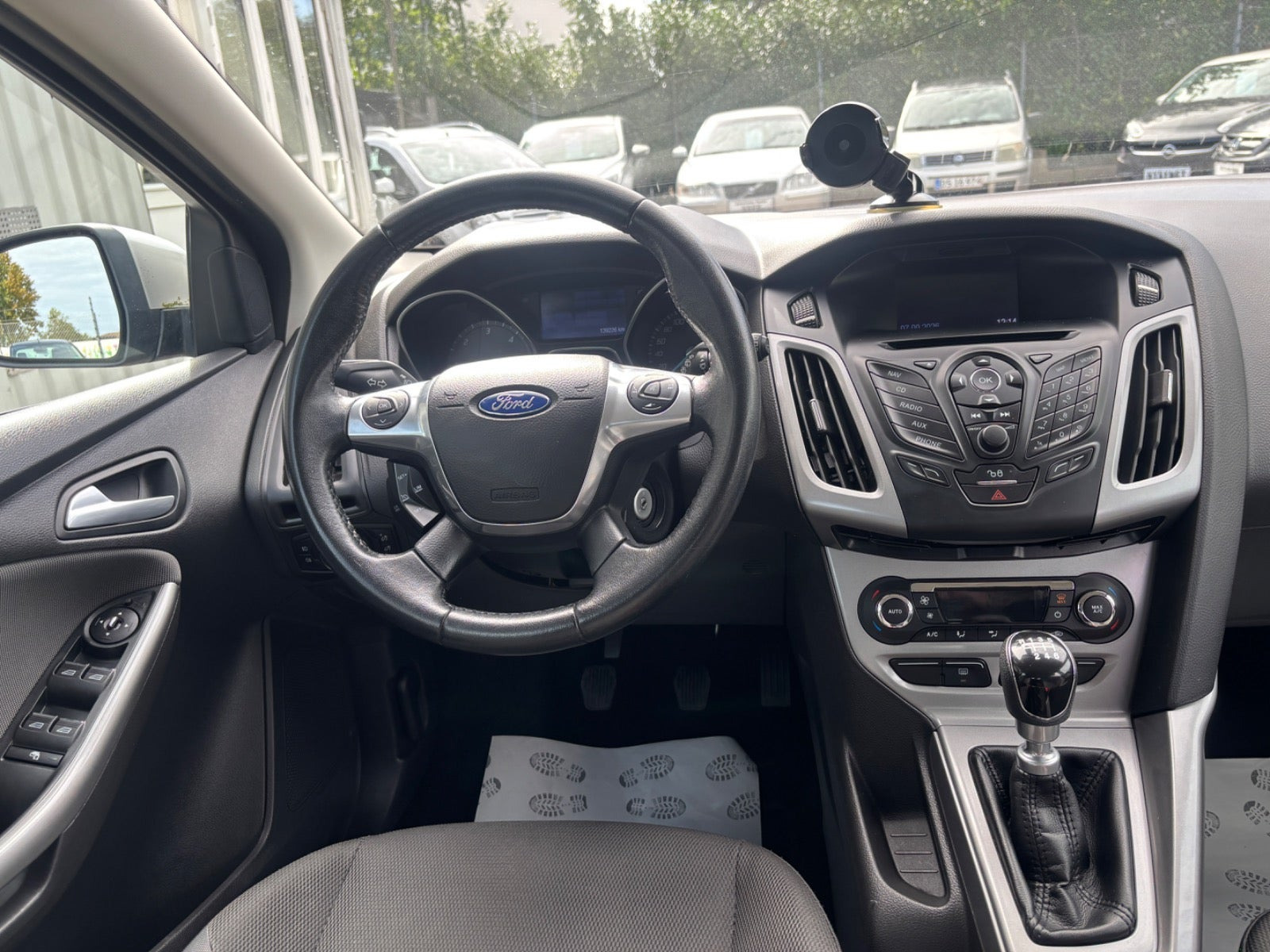 Sølv Ford Focus fra 2013