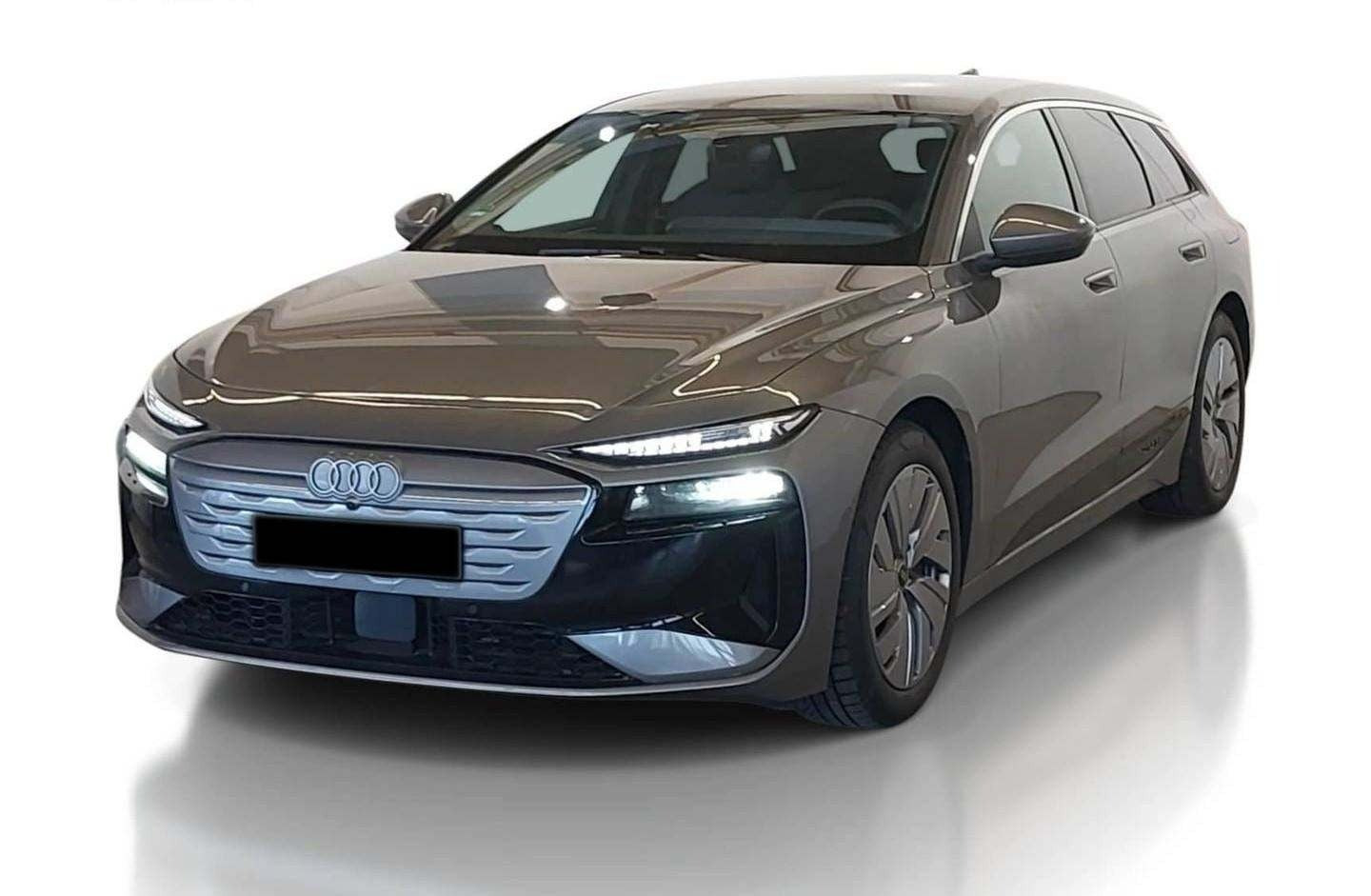 Grå Audi A6 e-tron fra 2025