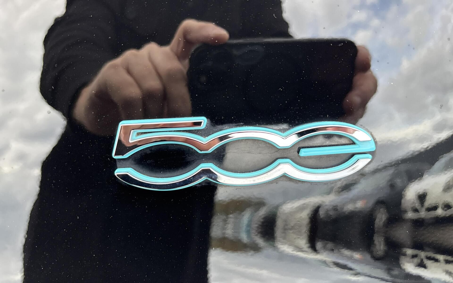 Sort Fiat 500e fra 2023