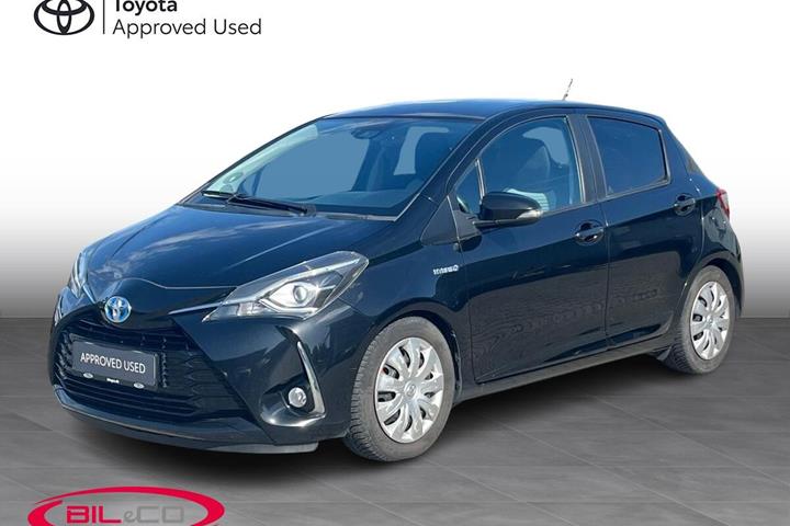 Sort Toyota Yaris fra 2017