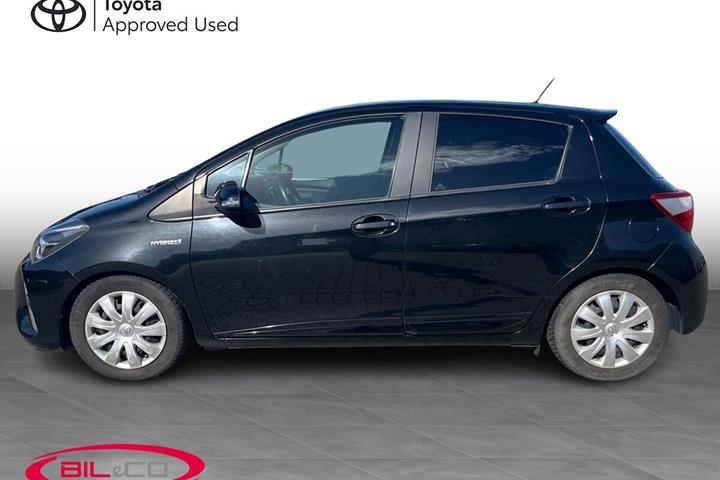 Sort Toyota Yaris fra 2017