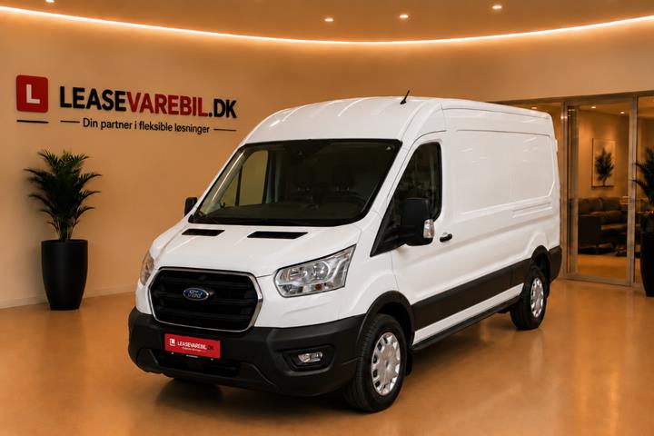 Hvid Ford Transit 350 L3 Van fra 2021