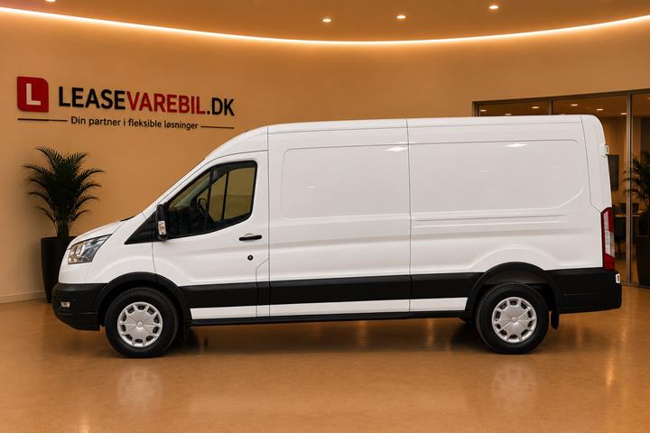 Hvid Ford Transit 350 L3 Van fra 2021