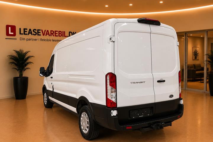 Hvid Ford Transit 350 L3 Van fra 2021