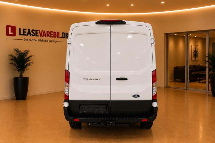 Hvid Ford Transit 350 L3 Van fra 2021