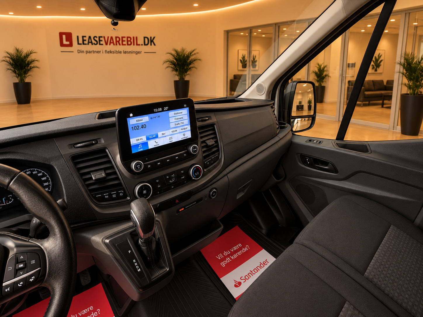 Hvid Ford Transit 350 L3 Van fra 2021