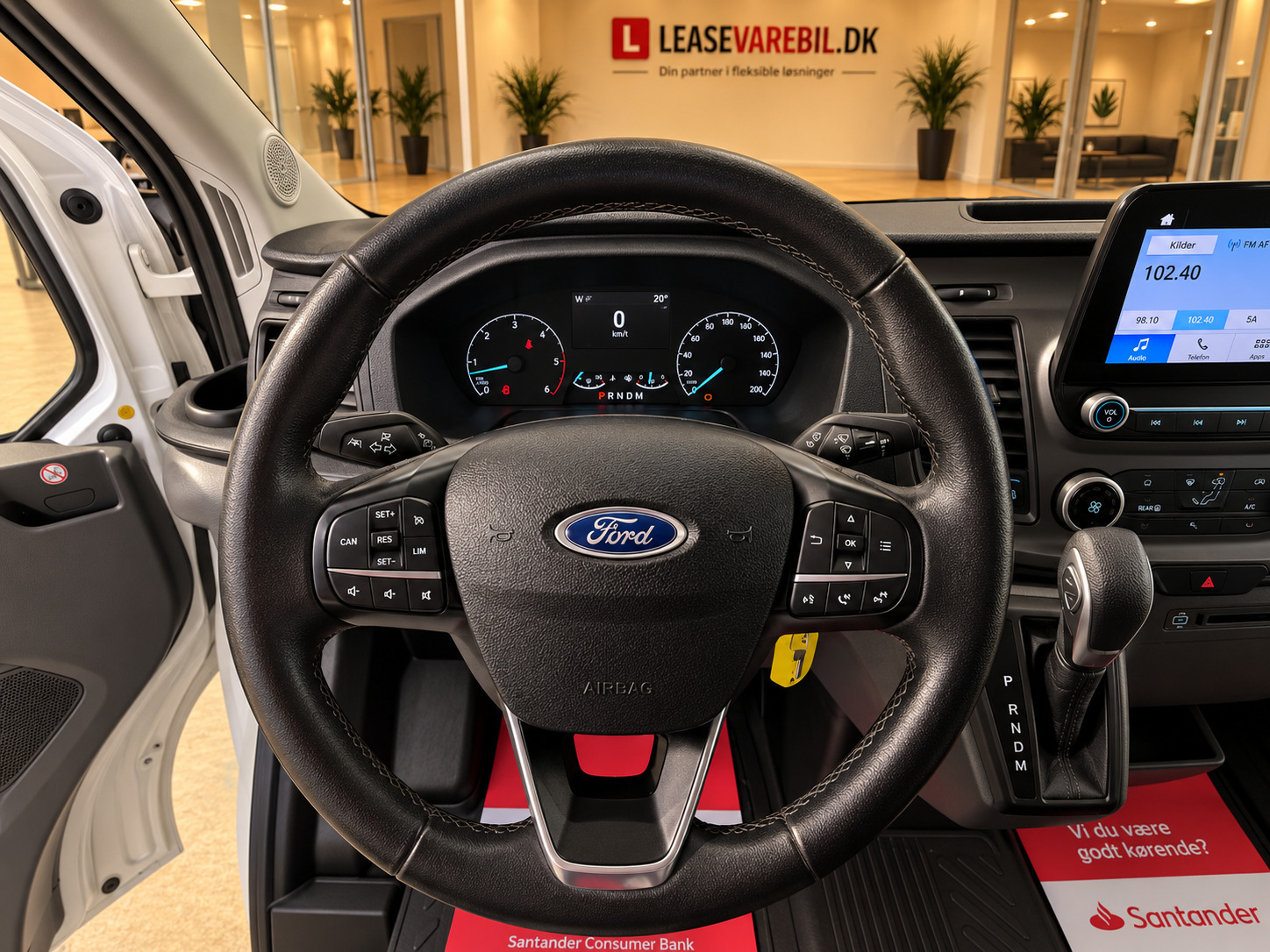 Hvid Ford Transit 350 L3 Van fra 2021