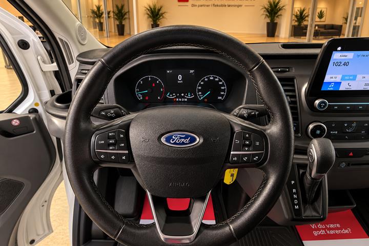 Hvid Ford Transit 350 L3 Van fra 2021