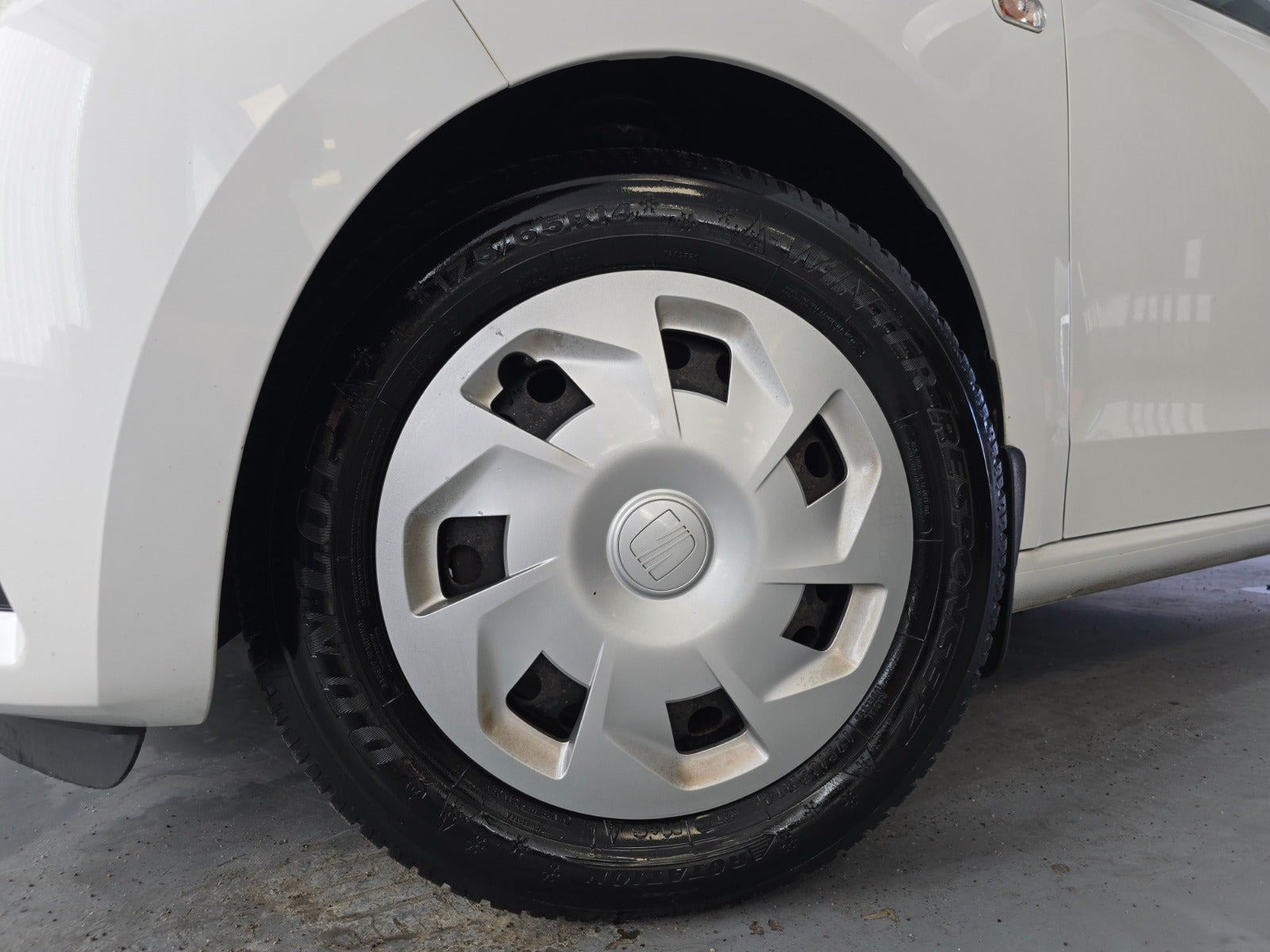 Hvid Seat Mii fra 2013