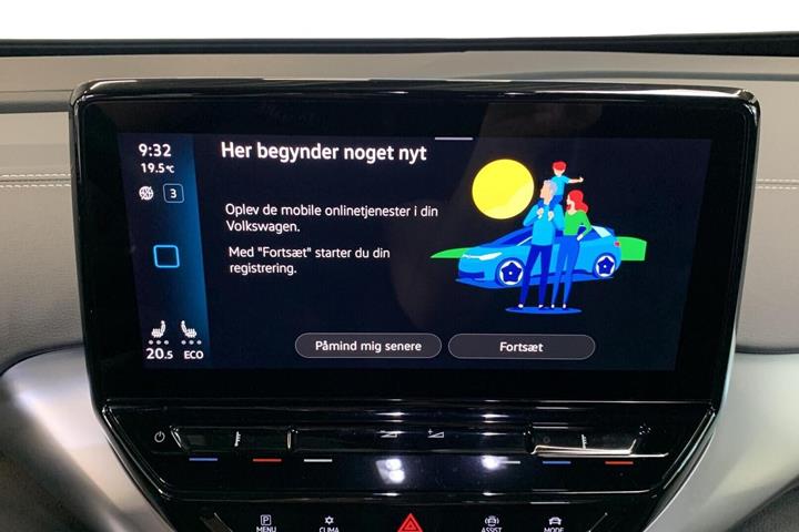 Blå VW ID.4 fra 2023