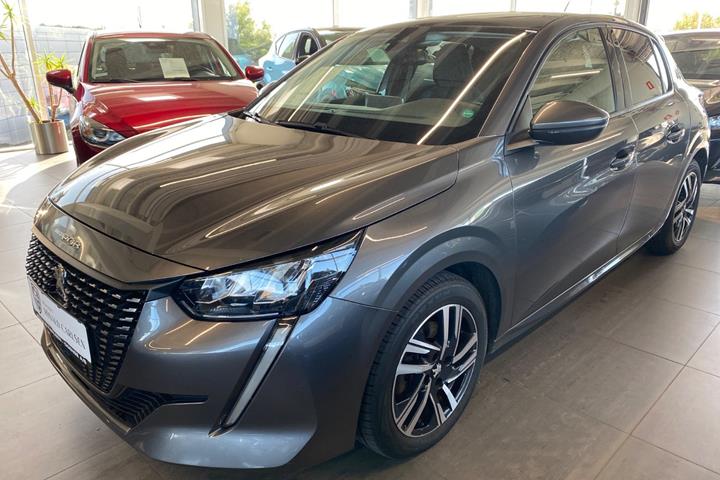 Grå Peugeot 208 fra 2020