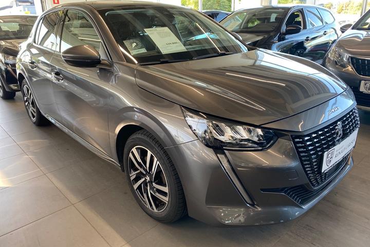 Grå Peugeot 208 fra 2020