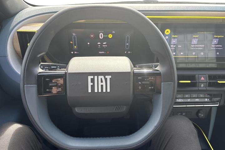 Gul Fiat Grande Panda fra 2025
