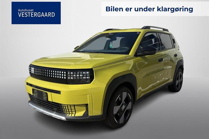 Gul Fiat Grande Panda fra 2025