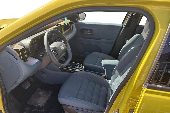 Gul Fiat Grande Panda fra 2025