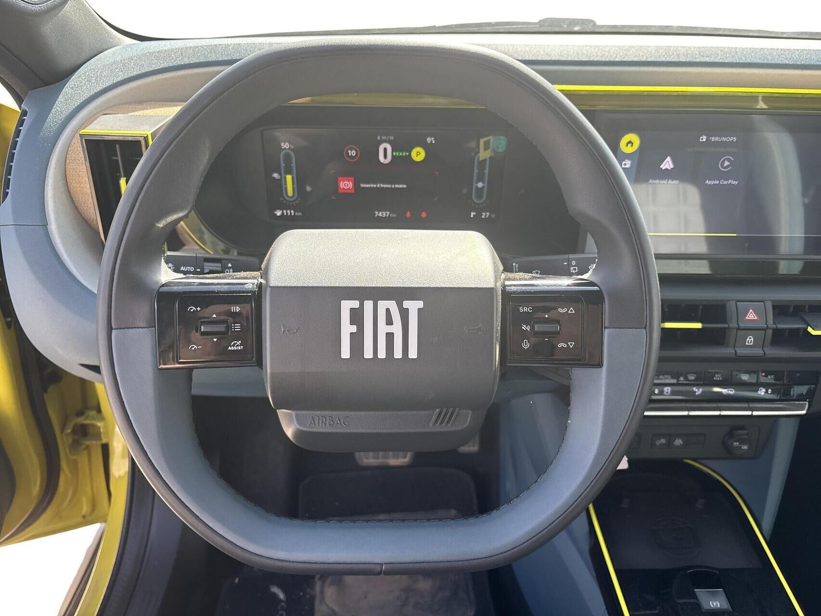 Gul Fiat Grande Panda fra 2025