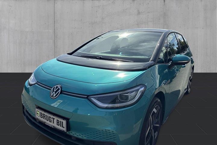 Blå VW ID.3 fra 2022