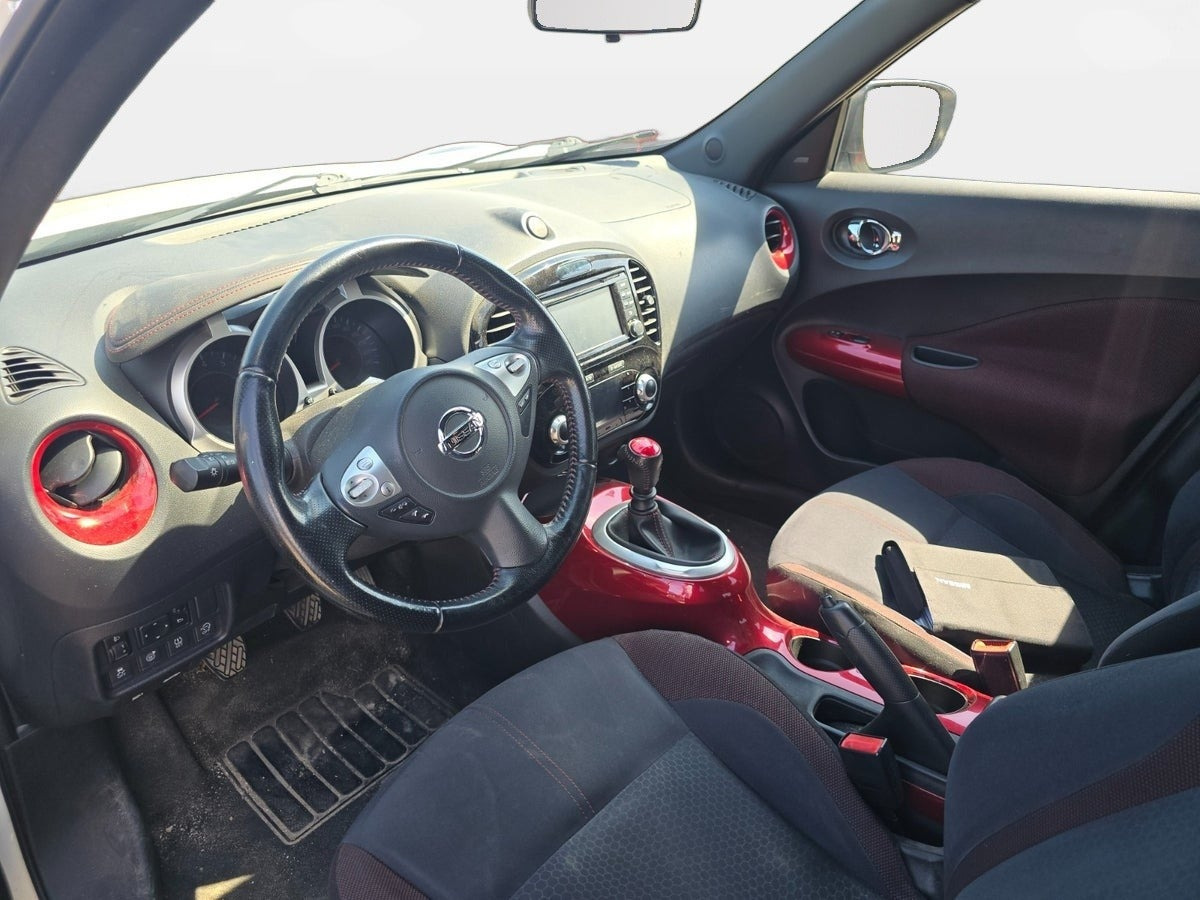 Hvid Nissan Juke fra 2011