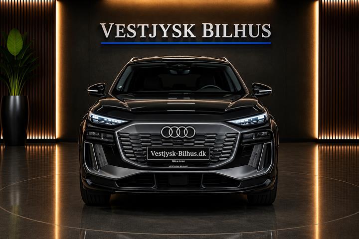 Sort Audi Q6 e-tron fra 2025