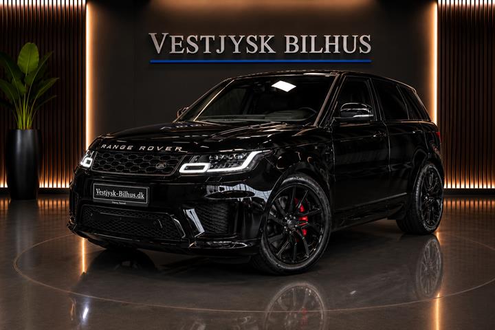 Sort Land Rover Range Rover sport fra 2018