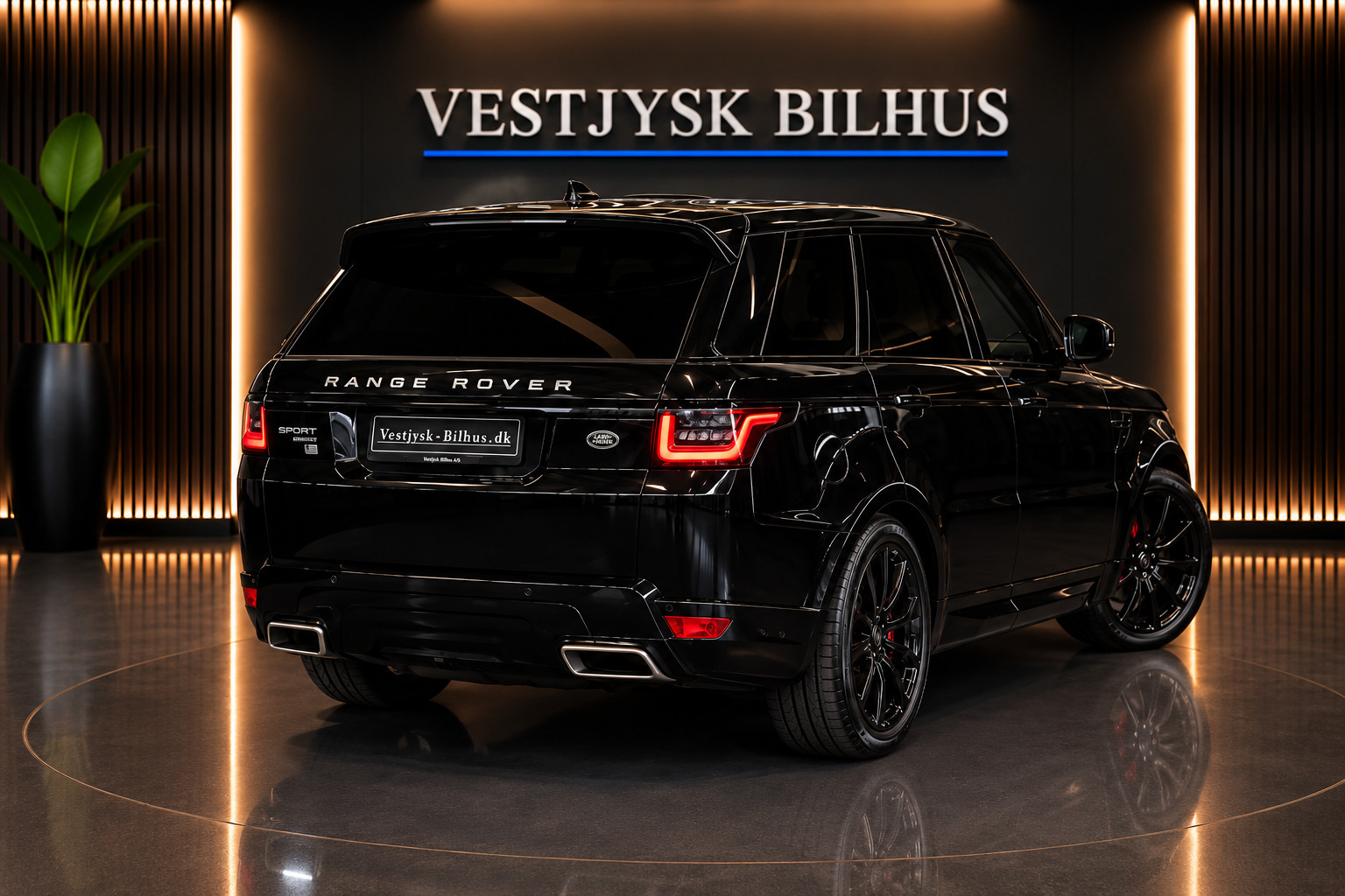 Sort Land Rover Range Rover sport fra 2018