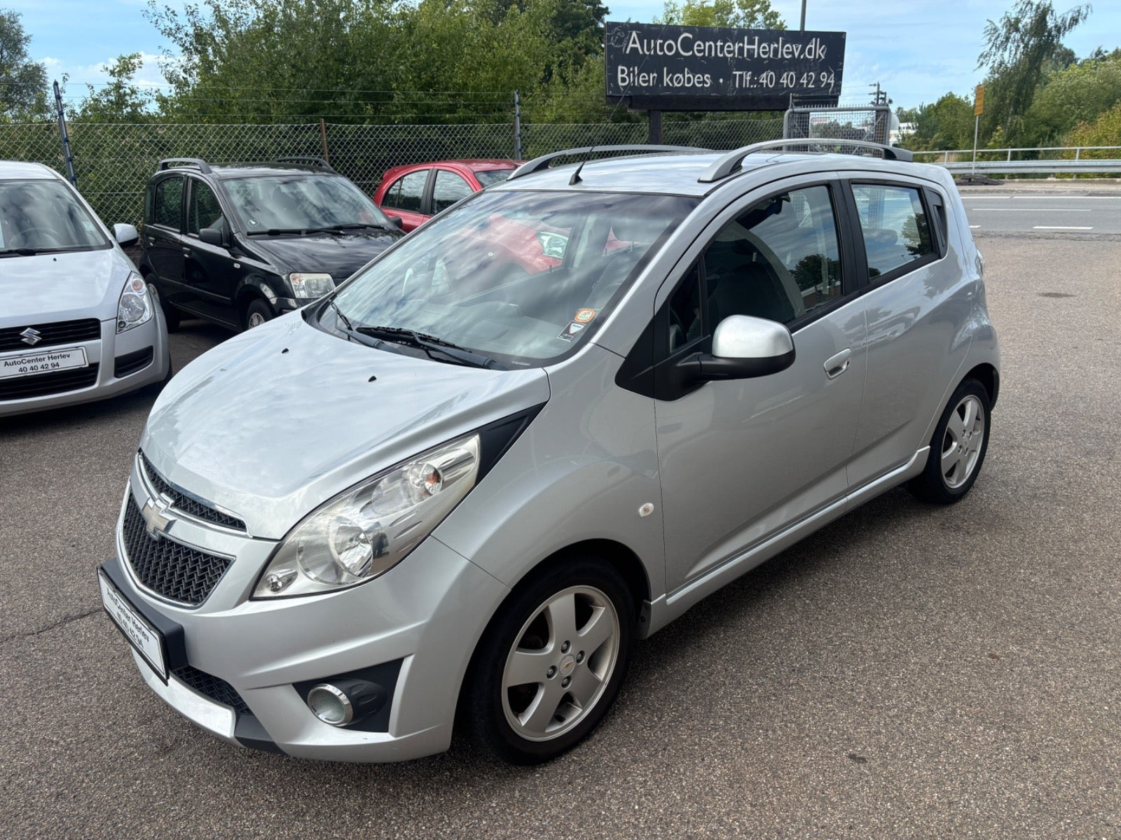 Sølv Chevrolet Spark fra 2012