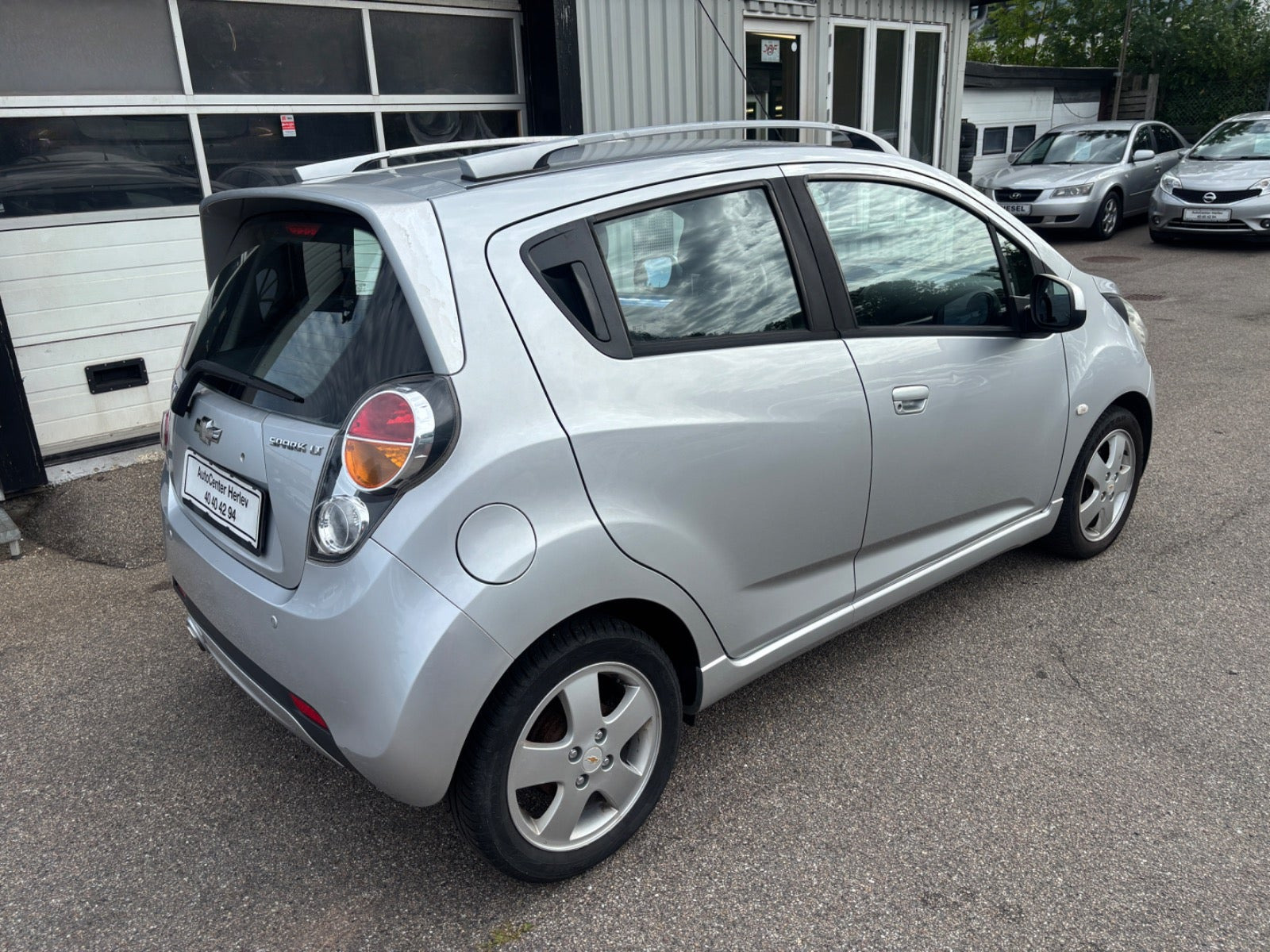 Sølv Chevrolet Spark fra 2012